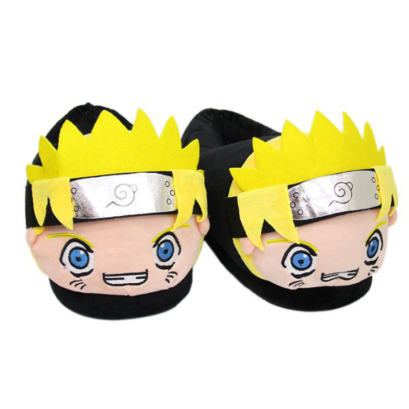 Interior Design Warm - Pantoufles en peluche Naruto mignonnes avec