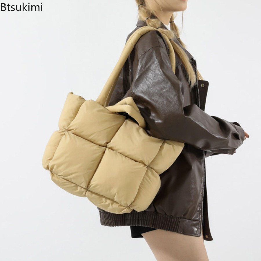 Interior Design Warm - Sac fourre-tout matelassé tendance en nylon