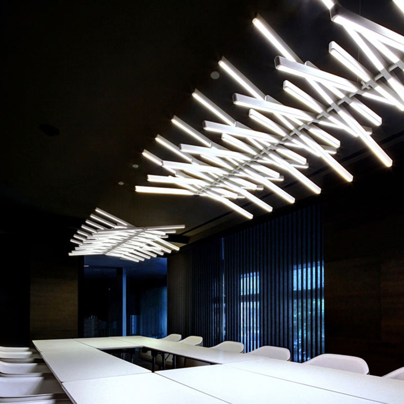 Lustre en arête de poisson nor - Interior Design Meeting Room avis et prix