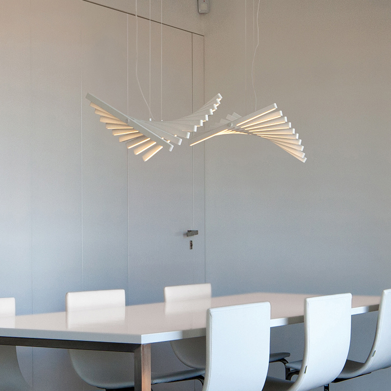 Lustre en arête de poisson nor - Interior Design Meeting Room avis et prix
