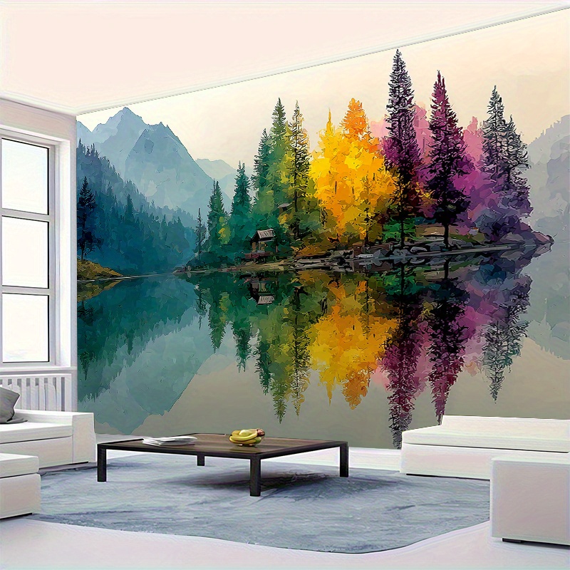 Papier peint mural coloré forê - Interior Design Hd avis et prix