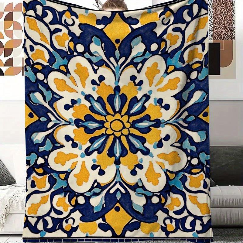 Couverture polaire imprimée ar - Interior Design Warm avis et prix