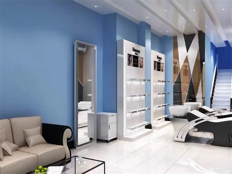 Étagères de présentation pour  - Interior Design Nail Salon avis et prix