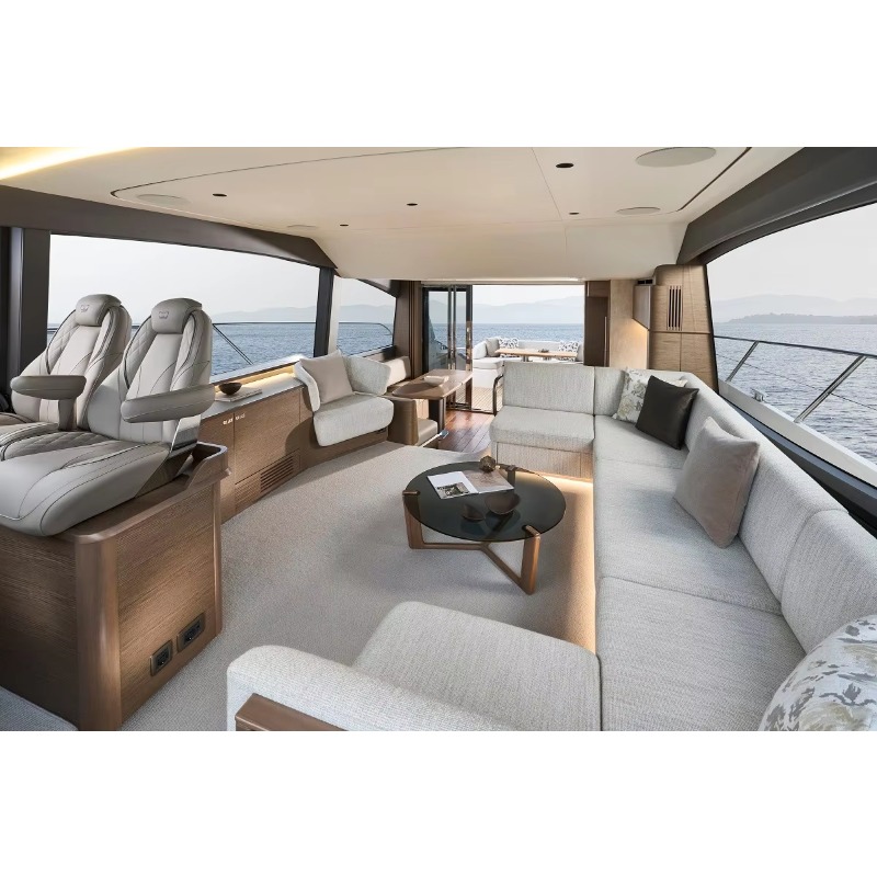 Yacht à moteur de luxe personn - Interior Design Deck avis et prix