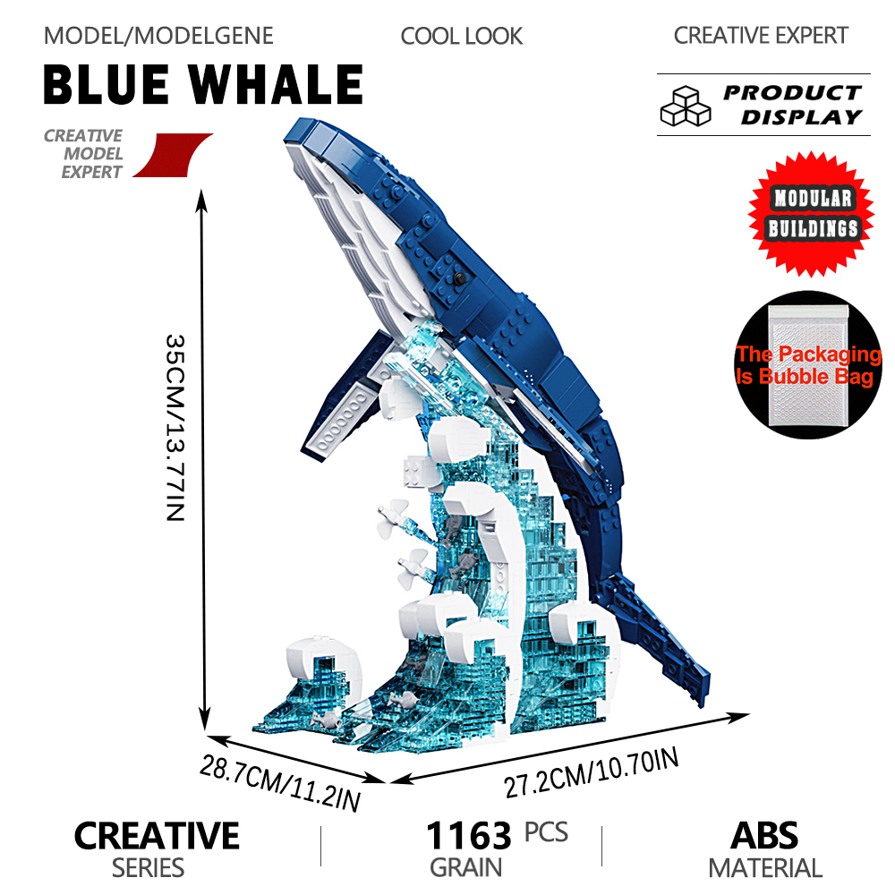 Modèle de baleine bleue océani - Interior Design And Build avis et prix