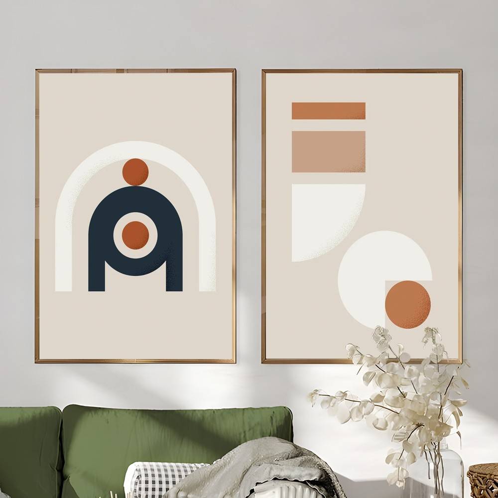 Affiche de conception de coule - Interior Design Warm avis et prix