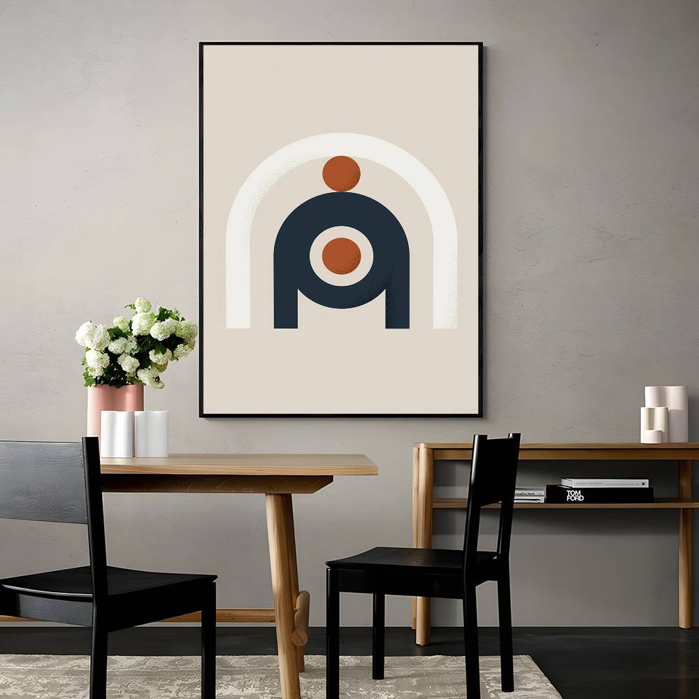Affiche de conception de coule - Interior Design Warm avis et prix