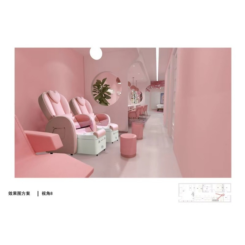 Meubles commerciaux modernes p - Interior Design Nail Salon avis et prix