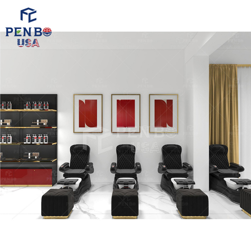 Vetrine de Salon de beauté per - Interior Design Nail Salon avis et prix