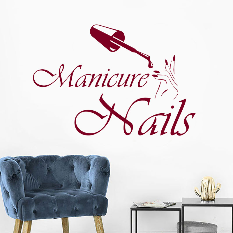 Autocollant Mural de fenêtre e - Interior Design Nail Salon avis et prix