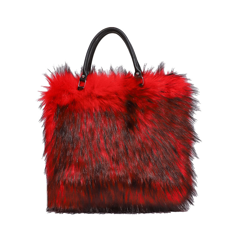 Sac à bandoulière en fausse fo - Interior Design Warm avis et prix