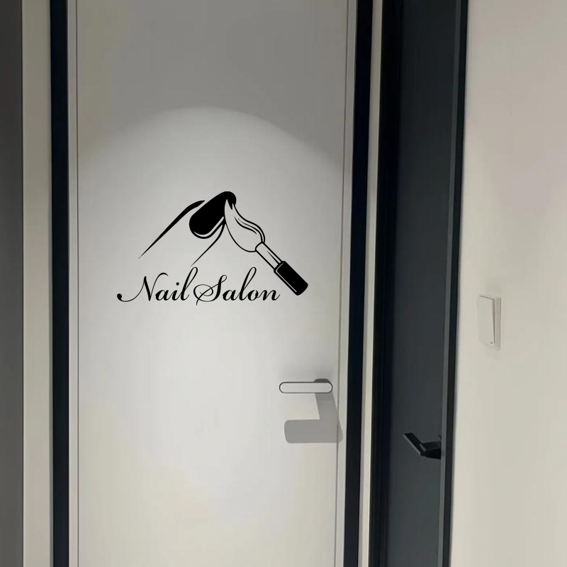 Autocollant mural pour salon d - Interior Design Nail Salon avis et prix